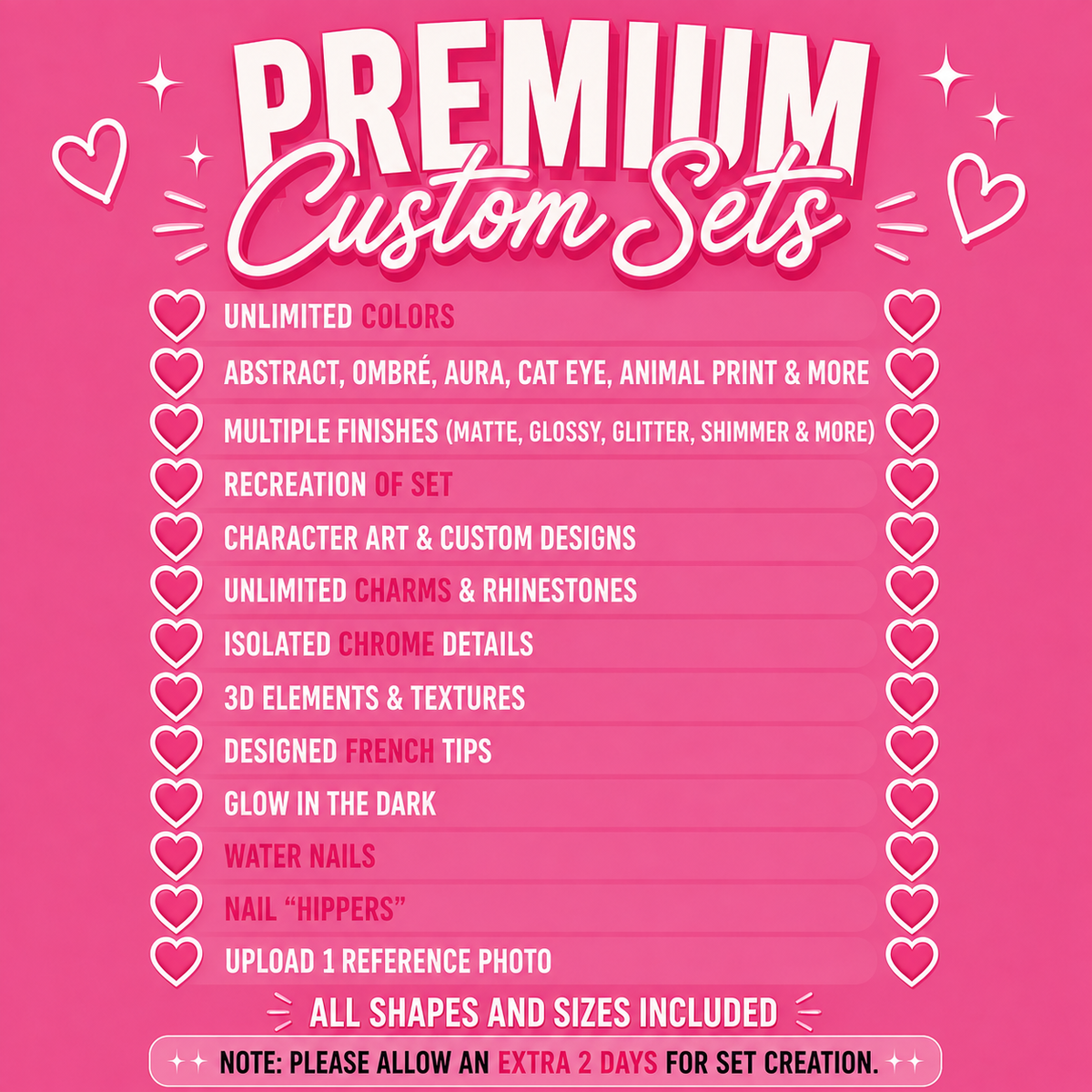Platinum Custom set